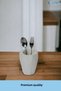 Countertop Cutlery Decorative Upright Cutlery Holder Cylinder Cutlery White Color Model 19 - 3