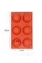 Hemispheric 6-Piece Cake & Chocolate Silicone Mold Gt127 - 5