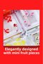6 Pack Fruity Lip Gloss with Straw - 4