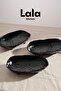 Belen Kayık Breakfast and Serving Set of 3 - (21X13 cm) Melamine Stylish and Multi-Purpose Plate - 2