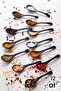 12 Pcs Gray Spice Honey and Serving Spoon Mit1138 - 3