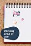 Summer Loving Girl Themed Sticker and Label Set - Medium Size - Waterproof, Thick Adhesive Sticker Set - 5