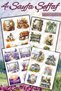 4 Pages Transparent Vintage Garden Stickers - Labels for Planner, Bullet Journal, Scrapbook, Phone, Laptop
