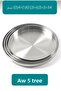 Aluminum Baklava and Pastry Tray 34-36-38-40 cm - 3