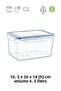 Rectangular Leak Proof Storage Container 4.5 L - 2