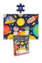 3-Dimensional Children's Puzzle - 50 Pieces with Animals, Bus and Moon Animals, and Find Farm Friends - 3