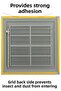 Ventilation Grille Bathroom Wc Toilet Grille Plastic Louver White 55X55 Cm. - 8