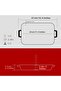 Cast Iron Tray Rectangular 22x30 Red - 2