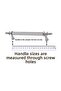 128 mm Hitit Pipe Length Handle Furniture Cabinet Door Drawer Handle Matte Chrome - 3
