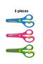 Protective Blunt Tip School Scissors 3Pcs Spring Children's School Scissors, Preschool and Primary School Sturdy Scissors