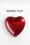 Valentine's Day Love Heart Plate Glass Snack Bowl Presentation Decorative Plate 13 Cm - 3