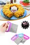 Set of 2 Steel Dough Cutter Shaper and Shaped Vegetable Slicer - 2