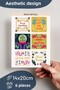 Motivational Themed Sticker Set - 6 Piece Sticker Set - Phone, Tablet, Notebook Laptop Compatible Sticker - 2