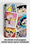 Powerpuff Girls Designed A5 Spiral Hard Cover Notebook 120 Sheets