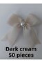 Linen ribbon napoli ready bow (50 pieces)