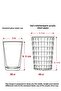 Allegra White Acrylic Cup Set of 6 |   400ml |   Break Resistant, Not Glass |   Water, Soft Drink - 4