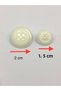 Blazer Jacket Button Set Cream - 4