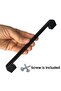 8 Pieces Oval Marmara Handle 160 mm Black Kitchen Handle Drawer Cabinet Door Handle Metal Furniture Cabinet - 3