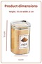 12 Pieces Mica Spice Jar Set with Vacuum Lid Label Gift 250 ml - Not Glass - 4