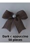 Linen ribbon napoli ready bow (50 pieces)