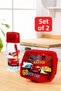 Cars Themed Children's Lunch Box and Water Bottle Set