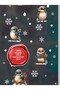 2026 Cute Christmas Birds and Snowflakes Sticker Set 100% Double-Sided - New Year Decoration - 2