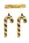 BRS-3661 New Year's Tree Ornament, Gold Society Candy, 15 cm, Pack of 2