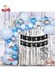 Silver Blue Concept Starry King Crowned 5 Year Old Balloon Chain Birthday Set Happy Birthday - 2