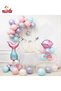MERMAID BALLOON FAW CONCEPT BIRTHDAY PARTY SET DECORATION FOR GIRLS - 3