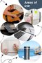Van Gogh Sticker Set, Large Size, 8 Pieces Waterproof, Vintage Sticker, Laptop, Phone, Suitcase Compatible - 4