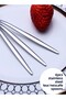 6-piece silver luxury round tea nescafe spoon stainless steel 13.5 cm - 4