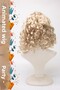 Party / Animation / Theater Wavy Fiber Synthetic Wig with Bangs - Platinum - 5