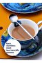 6-piece silver luxury round tea nescafe spoon stainless steel 13.5 cm - 3