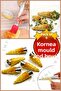 Set of 6 Cornea Mold and Silicone Brush Decoration Set - Ice Cream Funnel Dessert Mold 12 cm
