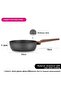 Deep Frying Pan 24cm Diamond Series Series - 4