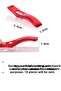Small Size Paper Tongs Plastic Clip Holder Pegs 10 Pieces - 2
