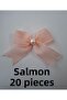 Pearl Detailed Linen Ribbon Napoli Ready-Made Bow (20 Pieces)