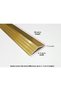 Aluminum Door Threshold Level Profile Jeans Difference Height Profile Door Threshold Lid Cover Yellow Color 90 Cm