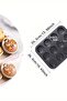 7cm Medium Size 12-Pack Fireproof Non-Stick Muffin Cupcake Mold, Cheesecake Tartole Pastry Cake Mold - 6
