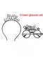 Happy Birthday Crown Glasses Set Happy Birthday Party Accessory Crown Glasses - 6