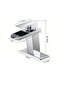 Washbowl Mieser Chrome Waterfall Square Body Slanted Basin Bathroom Fixture Double Entry Luxury Ergonomic - 7