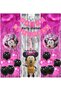 Minnie Mouse Concept Birthday Party Balloon Set 1 Year Old Minnie Mouse Theme Party Balloon Set