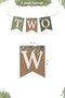Eucalyptus Themed 2 Year Old Minimal Birthday Party Set (BANNER, 7-Piece BALLON, CAKE ORNAMENT) - 3