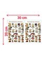 50 Transparent Mushrooms - Journal Labels - 2