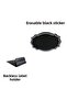 10 Pieces of Erasable Decorative Black Labels with Feet for Standing on the Back 9X6 cm Cafe Cake Dessert Display Nameplate2 - 3