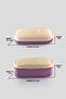 Growing Pencil Case & Pen Holder – Lilac |   Blue |   Yellow |   Pink – Expandable, Stylish and Practical Design - 4