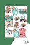 5 PIECES VINTAGE SET Planner Agenda Bullet Journal Suitable Set - 3
