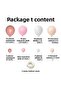 Balloon Set Rosewood - Macaron Salmon - Macaron Pink-White 60-Piece Balloon Chain Set - 3