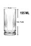 Oslo 250cc 6 Glass Water Soft Drink Glass Set - 4