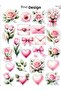 ملصق Vintage Elements بتصميم وردي، أوراق ملصقات ناعمة، مجلة رصاصة، جدول أعمال سكرابوك، صفحتين - 2